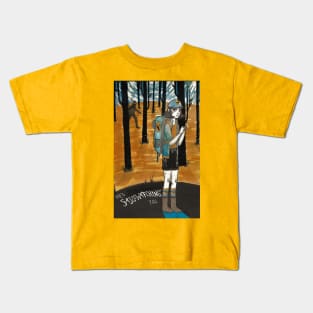 He's Sasq'watching' You Kids T-Shirt